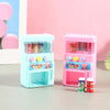 Kids Interactive Vending Machine Toy with Mini Drinks and Coins