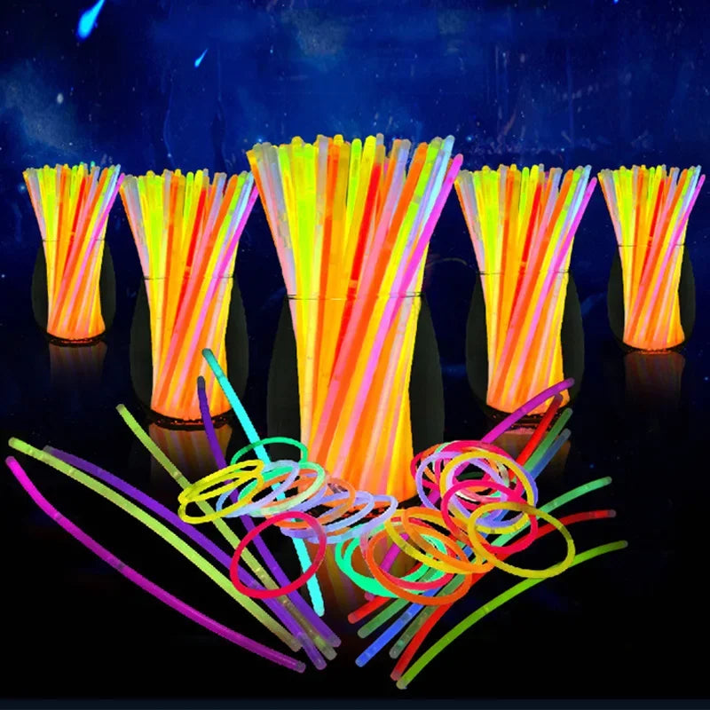 Multicolor Glow Sticks for Parties and Events