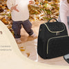 Foldable 4-in-1 Diaper Bag Backpack with Changing Pad
