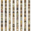 A collection of 72 whimsical mystery tarot-themed stickers featuring cats and mystical imagery.