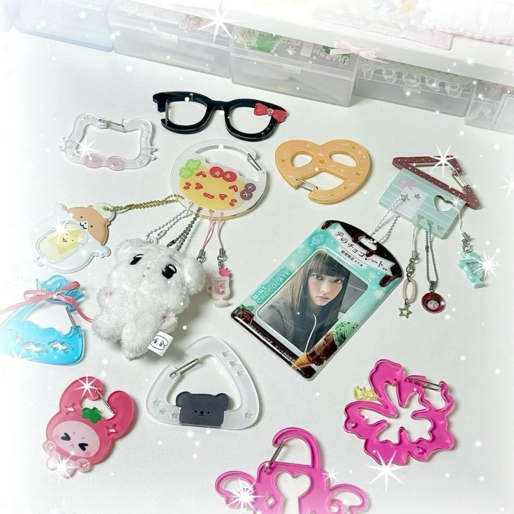 Calico Critters Heart Charm Keychain