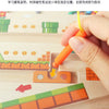 Magnetic Color Sorting Maze Toy – Wooden Montessori Puzzle Board