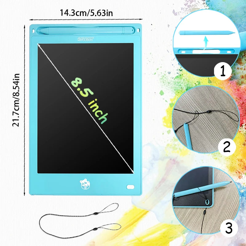 LCD Writing Tablet for Kids – Doodle Board with Lock Function