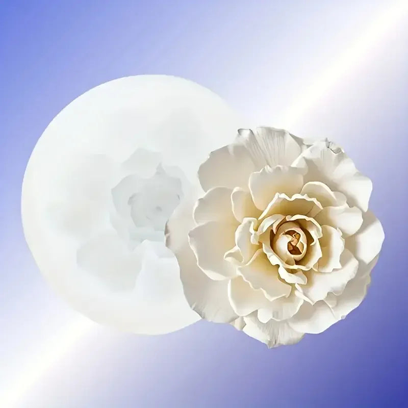 3D Floral Silicone Mold for Jewelry, Candles, and Soap Crafts