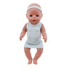 Bear Print Casual Outfit for 43 cm Baby Dolls