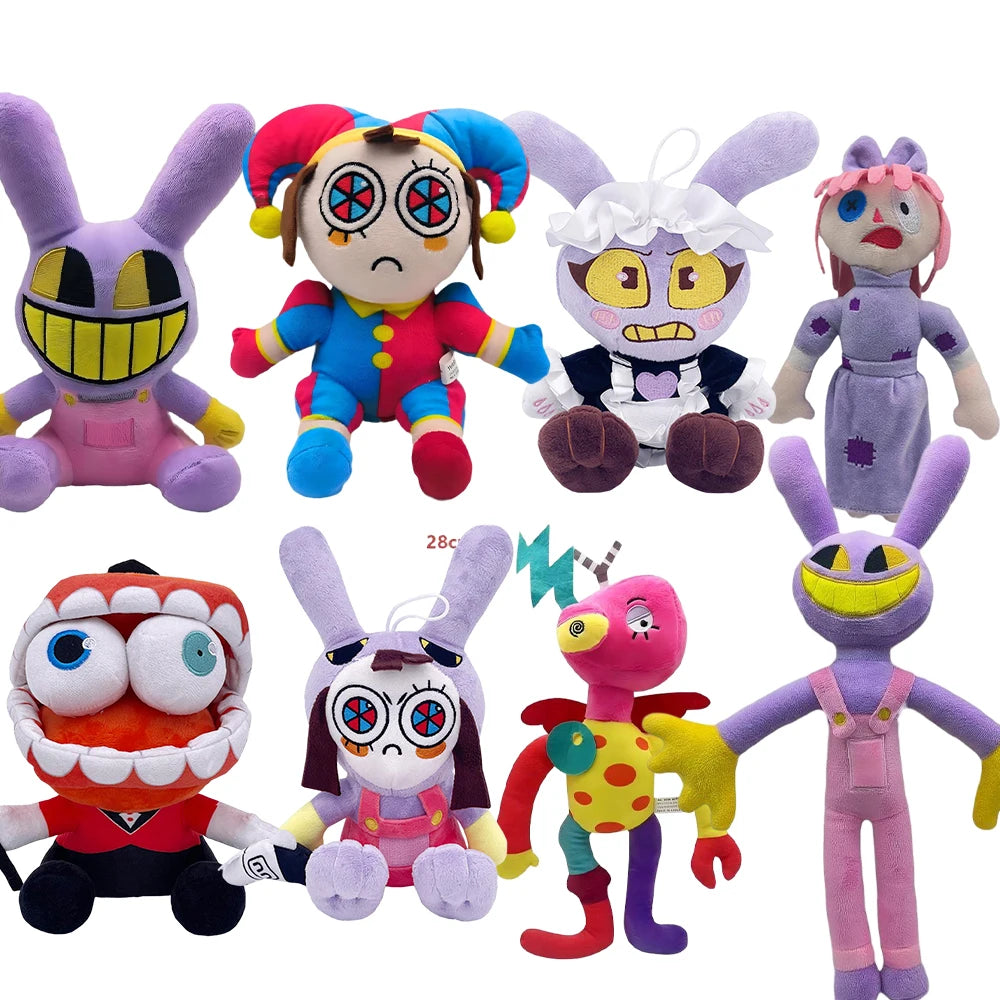 Digital Circus Clown Rabbit Plush Doll