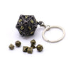 Metal Dice Set in Collector's Hollow Box – Dark Gothic Style