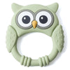 Owl Silicone Baby Teether with Rattle
