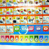 Bilingual English-Spanish Interactive Learning Poster for Toddlers