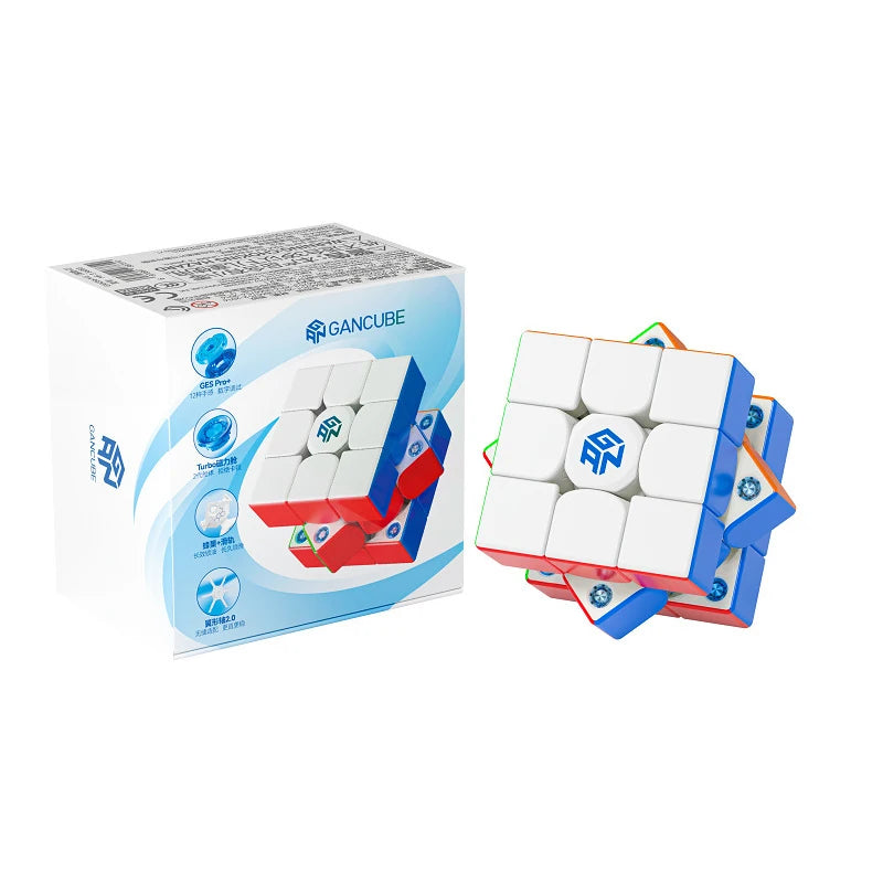 GAN 356 ME Magnetic Speed Cube – Stickerless 3x3 Puzzle