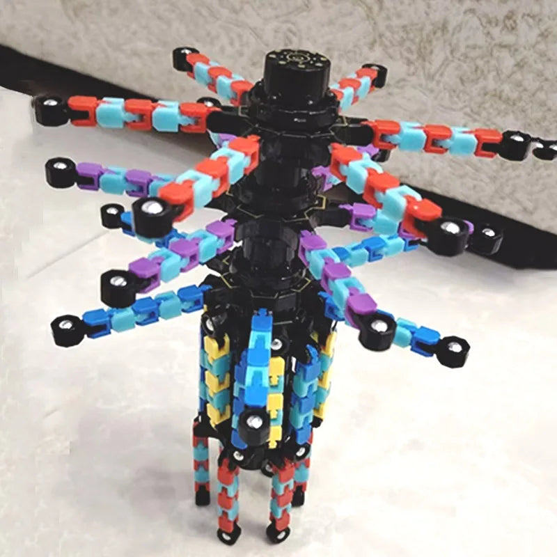 Transformable Fidget Spinners for Stress Relief and Focus