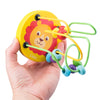 Wooden Bead Maze Roller Coaster with Abacus for Toddlers