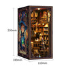 DIY Book Nook Kit – Magic House Wooden 3D Puzzle Bookshelf Insert
