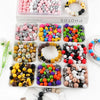 Hexagonal & Rhinestone Bead Assortment for Jewelry Making