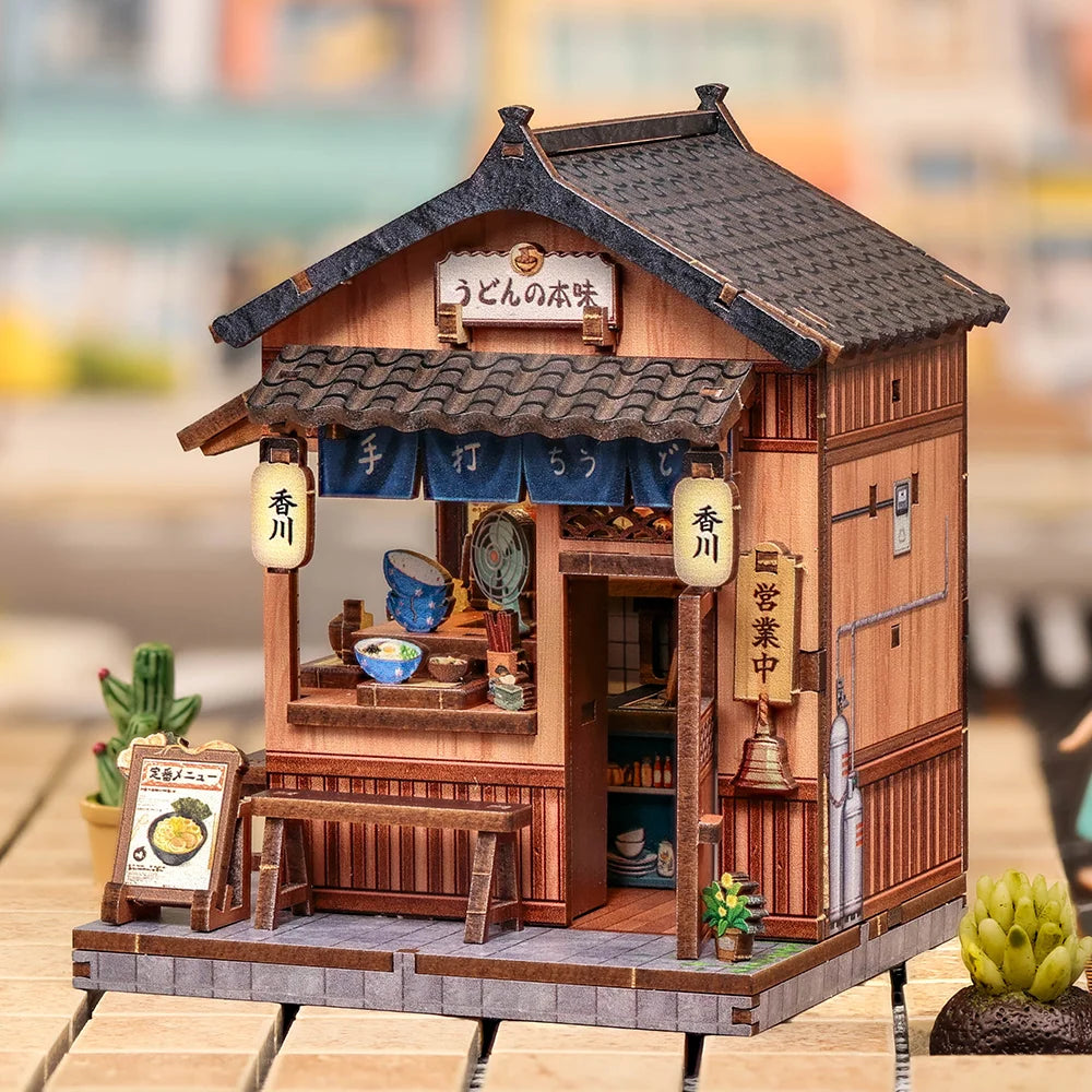 Japanese Mini Store Book Nook DIY Kit