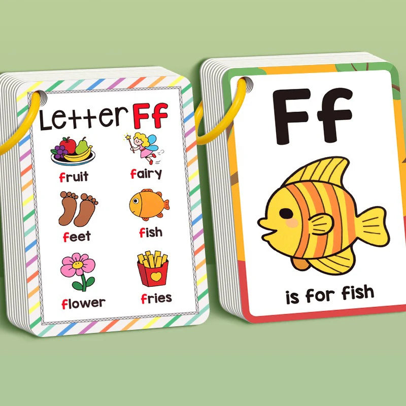 English Alphabet Flash Cards for Early Learning