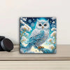 5D Owl Diamond Painting Kit with Tree Branch Design