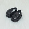 A pair of black casual sneakers designed for 17cm Labubu dolls.