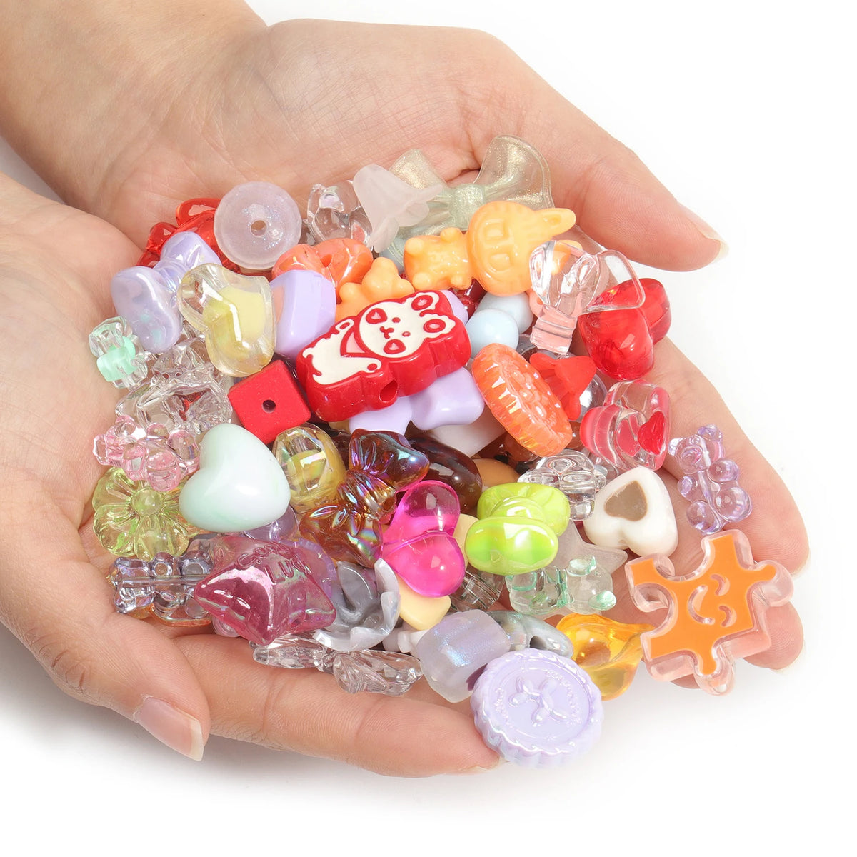 Colorful Assorted Acrylic Beads for DIY Jewelry Making