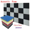 50-Pack Acoustic Foam Panels for Soundproofing and Studio Treatment
