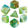 7-Piece Multicolor Polyhedral Dice Set for RPG and Tabletop Games
