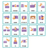 Montessori English Word Learning Cards for Kids