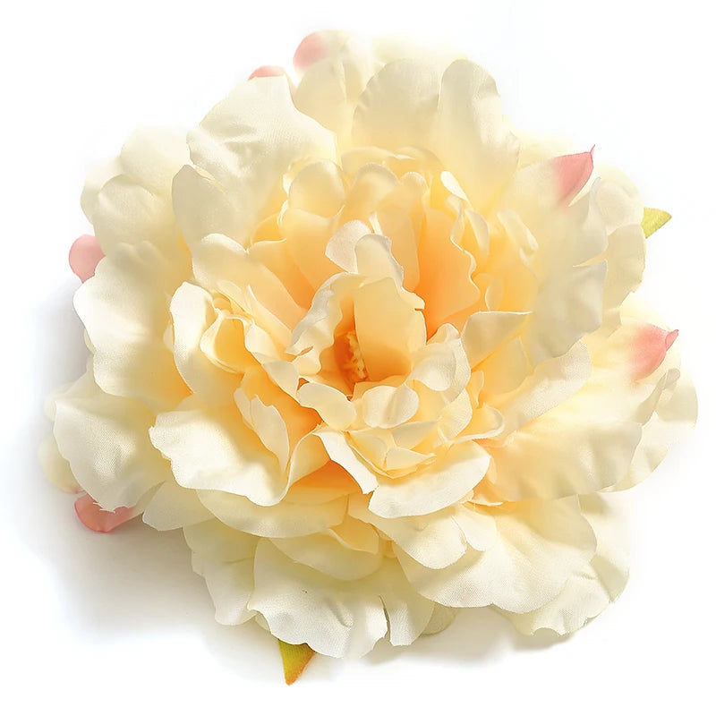 Silk Peony Artificial Flower Heads for Crafts and Home Decor