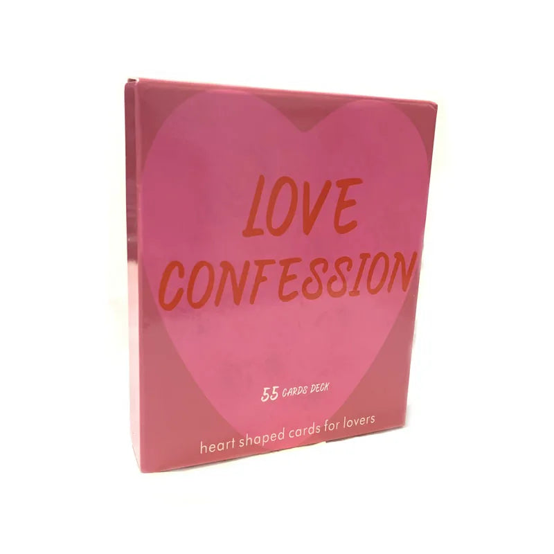 Love Confession Oracle Deck – 55 Heart-Shaped Cards for Romance & Self-Discovery