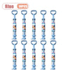 Set of ten blue rotating firework water blaster toys for kids