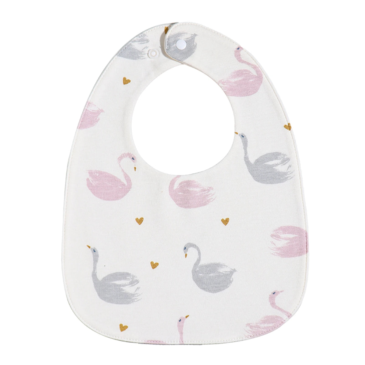 Soft Cotton Waterproof Baby Bibs (3-Pack, U-Shaped Design)