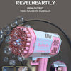 Electric Automatic Bubble Gun with 40 Holes