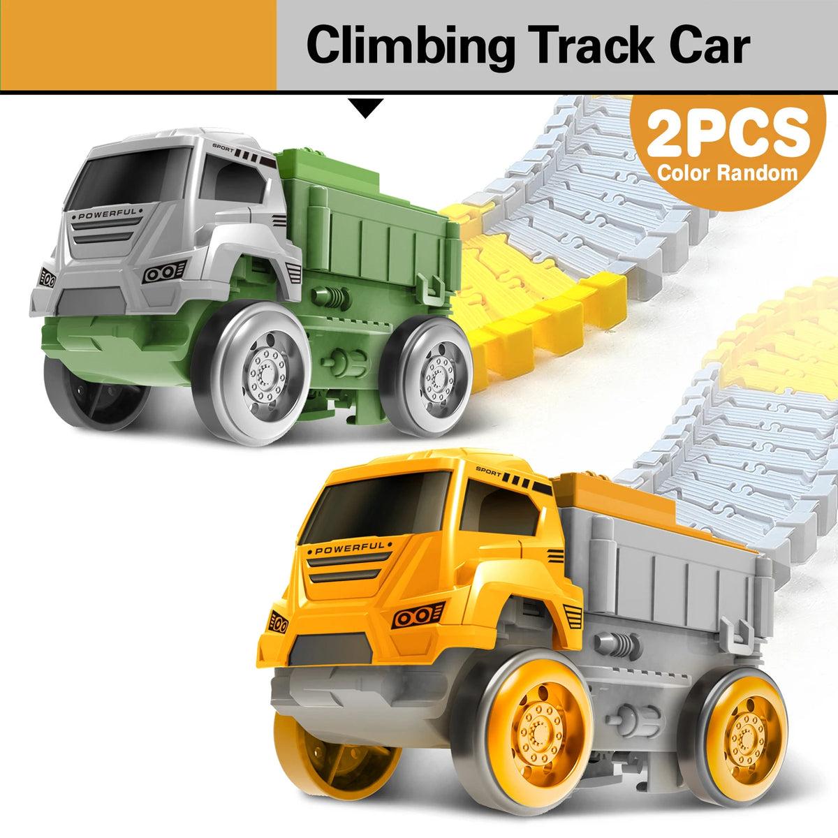 Dinosaur Climbing Track Car Set with Magic Flexi-Roads