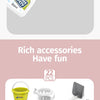 Kids' Pretend Play Cleaning Set with Vacuum & Dustpan