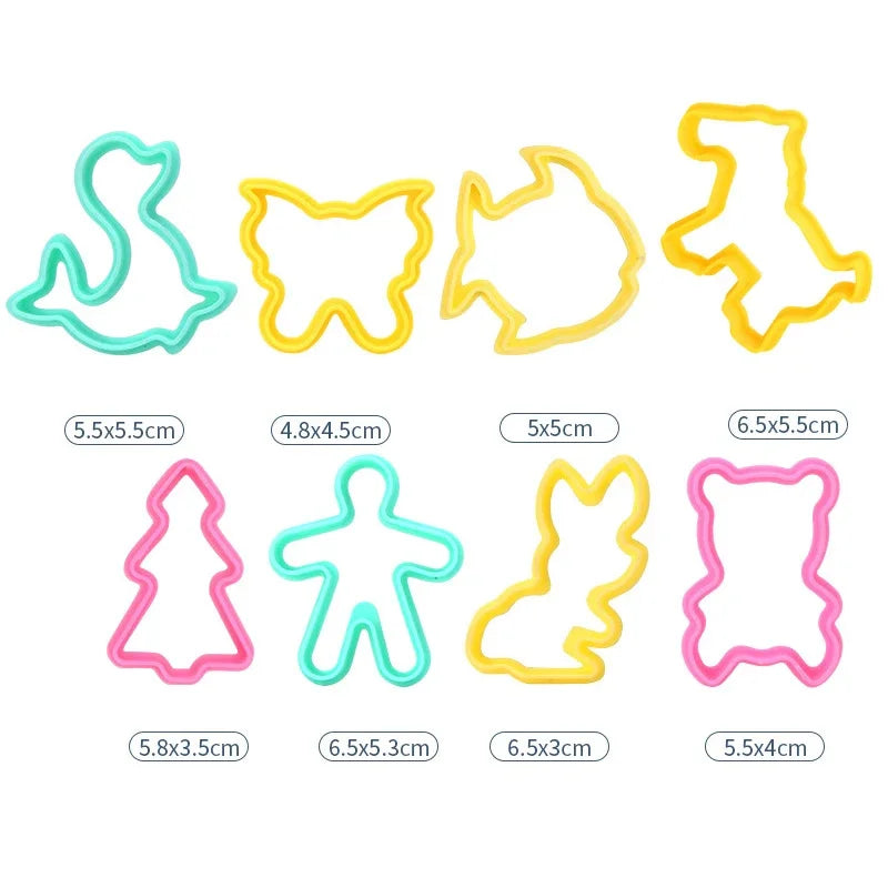 Kids Play Dough Tool Kit with Animal & Ocean Molds