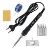 Precision soldering iron kit including iron, cable, and soldering tip with digital display.