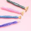 A set of five resin diamond painting pens with interchangeable metal tips in various colors like teal, pink, and blue.