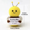 Handmade Crochet Pocket Hug Doll with Positive Vibe