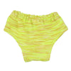 Yellow striped soft doll underwear for 18-inch dolls