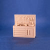1/64 Scale Resin Tool Cabinet Set for Diorama Scenes