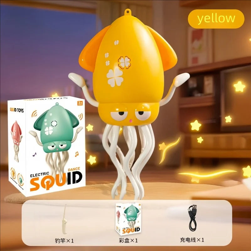 Interactive Dancing Octopus Toy with Obstacle Avoidance
