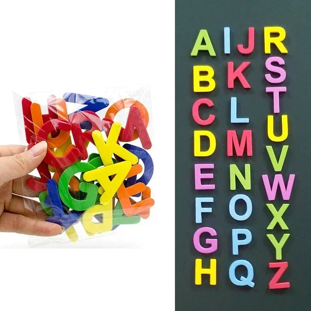 Magnetic Alphabet & Number Learning Set for Toddlers – EVA Foam Fridge Magnets