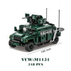 Military Hummer Tank Building Blocks Set