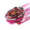 Beyblade Burst Gyro X Starter Pack Pegasus Blast in red and silver with a pink light effect.