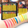 Non-Toxic Face Paint Crayons Set - Safe Face & Body Art for Halloween, Cosplay & Festivals