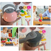Kids Pretend Play Kitchen Set with Pots and Play Food