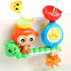 Monkey Caterpillar Wall-Mounted Bath Toy with Waterfall Fun