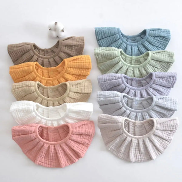 360° Reversible Cotton Baby Bibs – Soft, Absorbent Bandana Drool Bibs for Boys & Girls