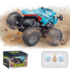 Mini RC Stunt Car with Dinosaur & Shark Designs, LED Lights, and Dual Speed