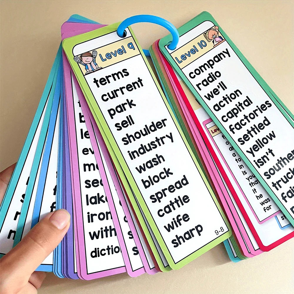 1000 Sight Words Flash Cards for Kids Learning Set