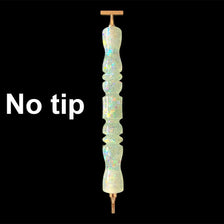 Glitter resin diamond painting pen with a sparkly wavy handle